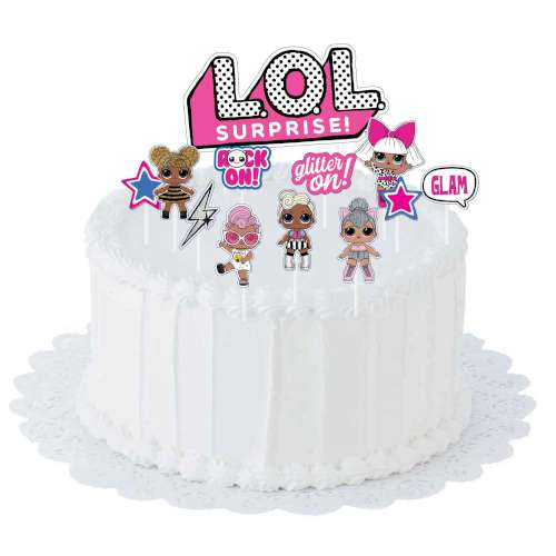 LOL Surprise Dolls Cake Topper Set - Click Image to Close